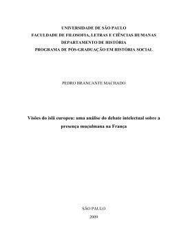 Vis&otilde;es do isl&atilde; europeu: uma an&aacute;lise do debate intelectual sobre a