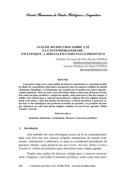 An&aacute;lise do discurso sobre a f&eacute; na contemporaneidade: um enfoque