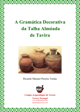 A Gramática Decorativa da Talha Almóada de Tavira