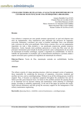 utilizando teoria de filas para avalia&ccedil;&atilde;o de desempenho