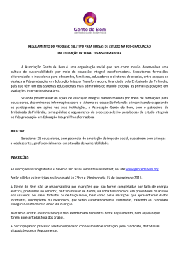A Associa&ccedil;&atilde;o Gente de Bem &eacute; uma organiza&ccedil;&atilde;o social que tem