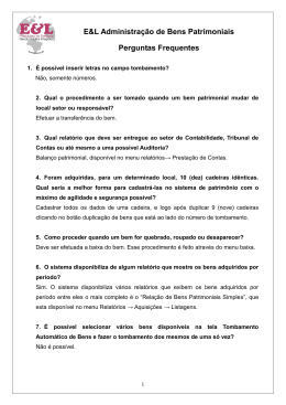 E&L Administra&ccedil;&atilde;o de Bens Patrim&ocirc;niais