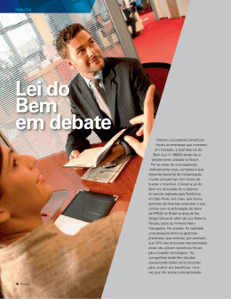 Lei do Bem em debate (PDF 317.07 KB)