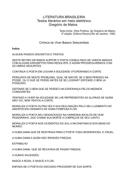 Alguns Passos Discretos e Tristes