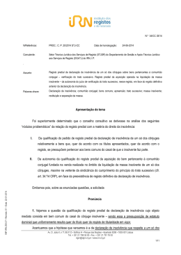 34/CC/2014 - Instituto dos Registos e Notariado