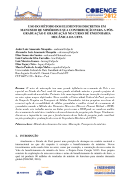 Uso do M&eacute;todo dos Elementos Discretos em Manuseio