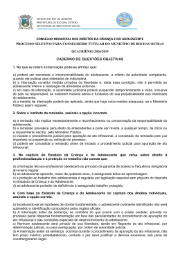 Caderno de Quest&otilde;es Objetivas Arquivo PDF