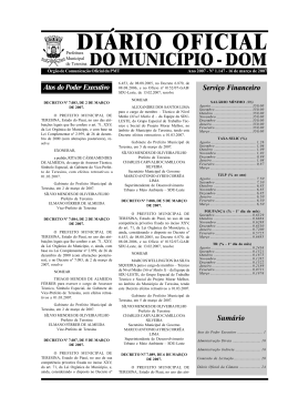 DOM1147-1-16032007 - Prefeitura de Teresina