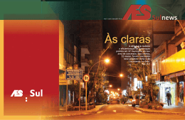 A AES Sul j&aacute; realizou a eficientiza&ccedil;&atilde;o da ilumina&ccedil;&atilde;o p&uacute;blica em 37