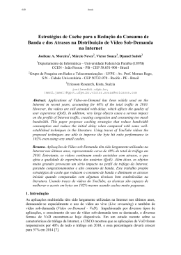 Estrat&eacute;gias de cache para a redu&ccedil;&atilde;o do consumo - CE