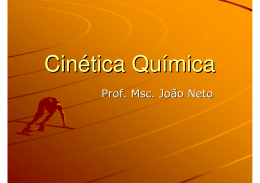 Cin&eacute;tica Qu&iacute;mica - primeira parte