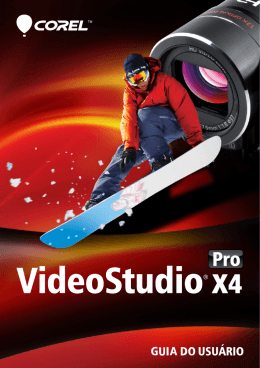 Guia do Usu&aacute;rio do Corel VideoStudio Pro