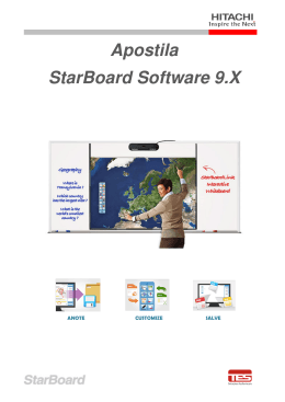 Apostila StarBoard Software 9.X