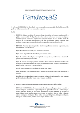 DESCRI&Ccedil;AO T&Eacute;CNICA SOFTWARE PANDECTAS O software