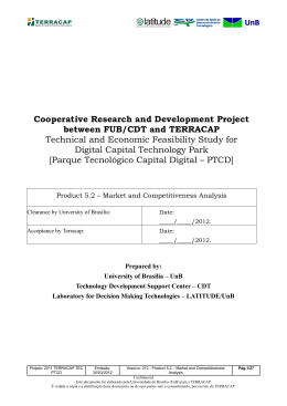 Cooperative Research and Development Project
