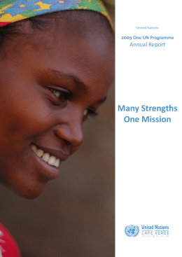 2009 Annual Report - United Nations in Cape Verde