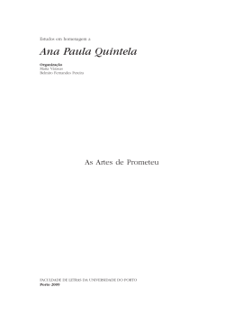 Ana Paula Quintela - Repositório Aberto da Universidade do Porto