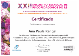 Ana Paula Rangel - ABPp-RS