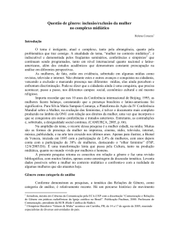Inclus&atilde;o/exclus&atilde;o da mulher no complexo midi&aacute;tico
