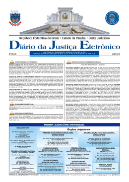 PODER JUDICI&Aacute;RIO ESTADUAL &Oacute;rg&atilde;os Julgadores