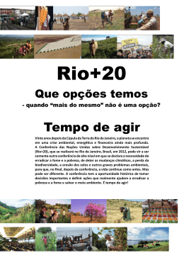 português - Time To Act Rio+20