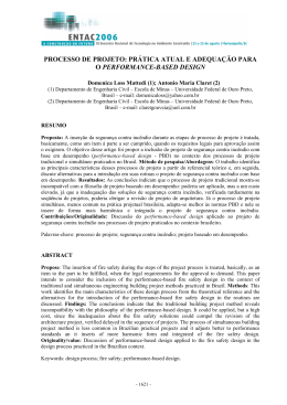 pr&aacute;tica atual e adequa&ccedil;&atilde;o para o performance