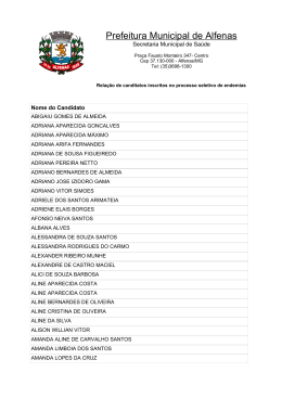 Prefeitura Municipal de Alfenas