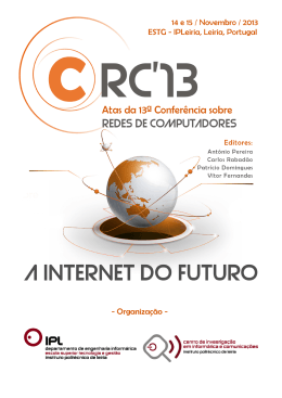Atas - 13ª Conferência sobre Redes de Computadores