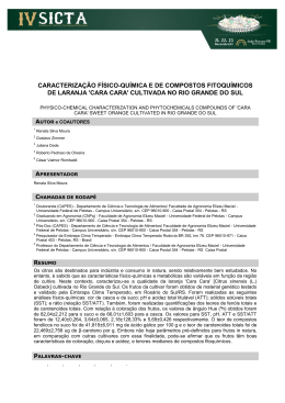 caracterização físico-química e de compostos - Ainfo