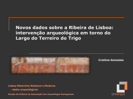 Uma aproximação à Ribeira de Lisboa através de uma