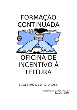 OFICINA DE INCENTIVO A LEITURA