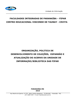 Pol&iacute;tica de Atualiza&ccedil;&atilde;o