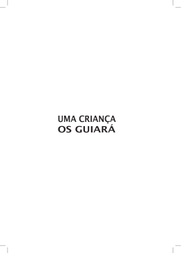 UMA CRIANÇA OS GUIARÁ