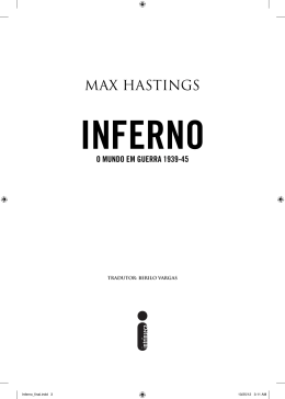 MAX HASTINGS - Livraria da Travessa