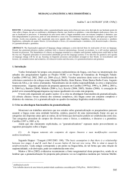 mudan&ccedil;a ling&uuml;&iacute;stica multissist&ecirc;mica