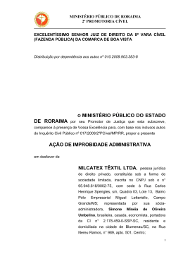 a&ccedil;&atilde;o - MINIST&Eacute;RIO P&Uacute;BLICO DO ESTADO DE RORAIMA