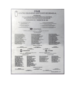 Page 1 ADMTNISTRATIVAS E DE COMUNICACÃO SOCIAL CEUB