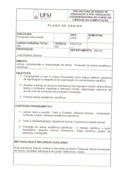 Portugu&ecirc;s Instrumental