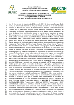 Reuni&atilde;o ordin&aacute;ria conjunta n&ordm; 3 de 2012
