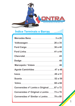 Índice Terminais e Barras