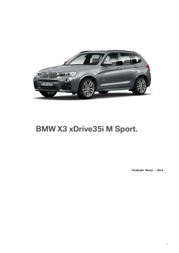 BMW X3 xDrive35i M Sport.