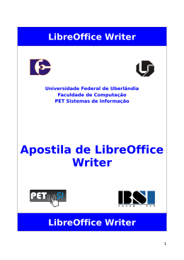 Apostila de LibreOffice Writer