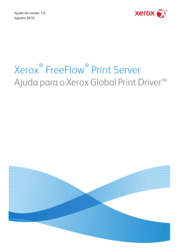 Xerox&reg; FreeFlow&reg; Print Server: Ajuda para o Xerox&reg; Global Print