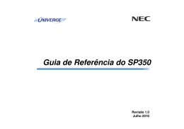 Guia de Referência do SP350