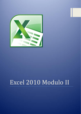 Excel 2010 Modulo II