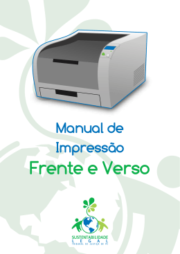 Impress&atilde;o frente e verso - TJPE - Tribunal de Justi&ccedil;a de Pernambuco