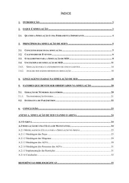 2. O que &eacute; Simula&ccedil;&atilde;o