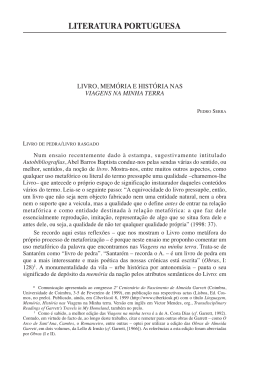 Pedro Serra, Livro, memória e história nas Viagens na minha terra