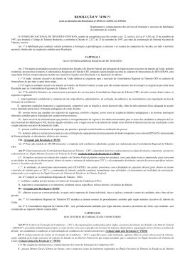 Resolu&ccedil;&atilde;o n&ordm; 74/98 do CONTRAN