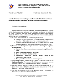 Ofício Circular n° 02/2015 - Universidade Estadual de Ponta Grossa